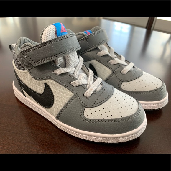 New Nike Court Borough Mids. Little Boy size 10C